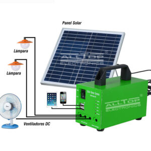 Solar LED Battery Backup System 20W